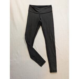 Lululemon gray patterned ankle‎ leggings size 4